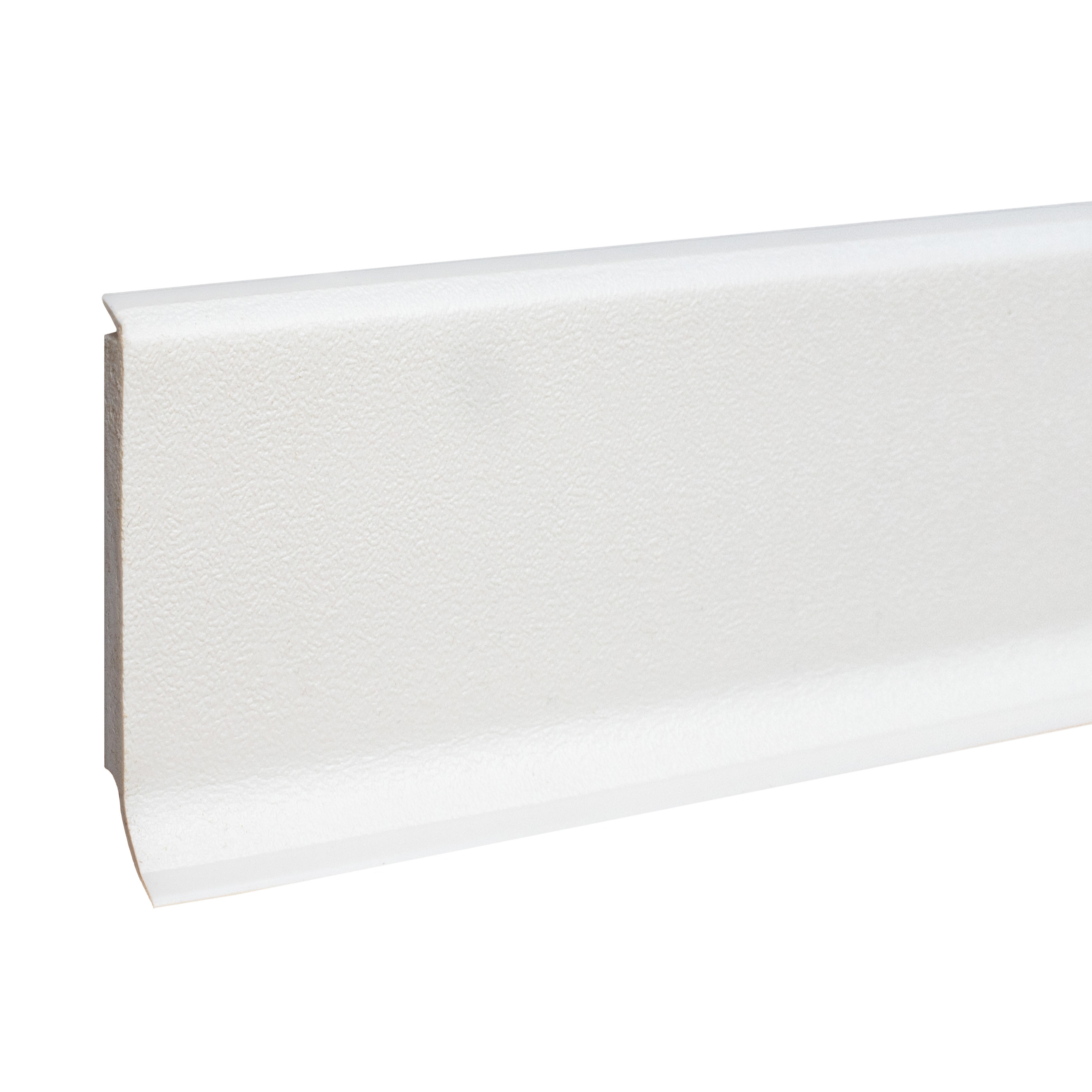 Sockelleiste "Rimini" PVC Hartschaum 12.8 x 60 x 2500 mm Durchgefärbte Weichlippe by PROVISTON