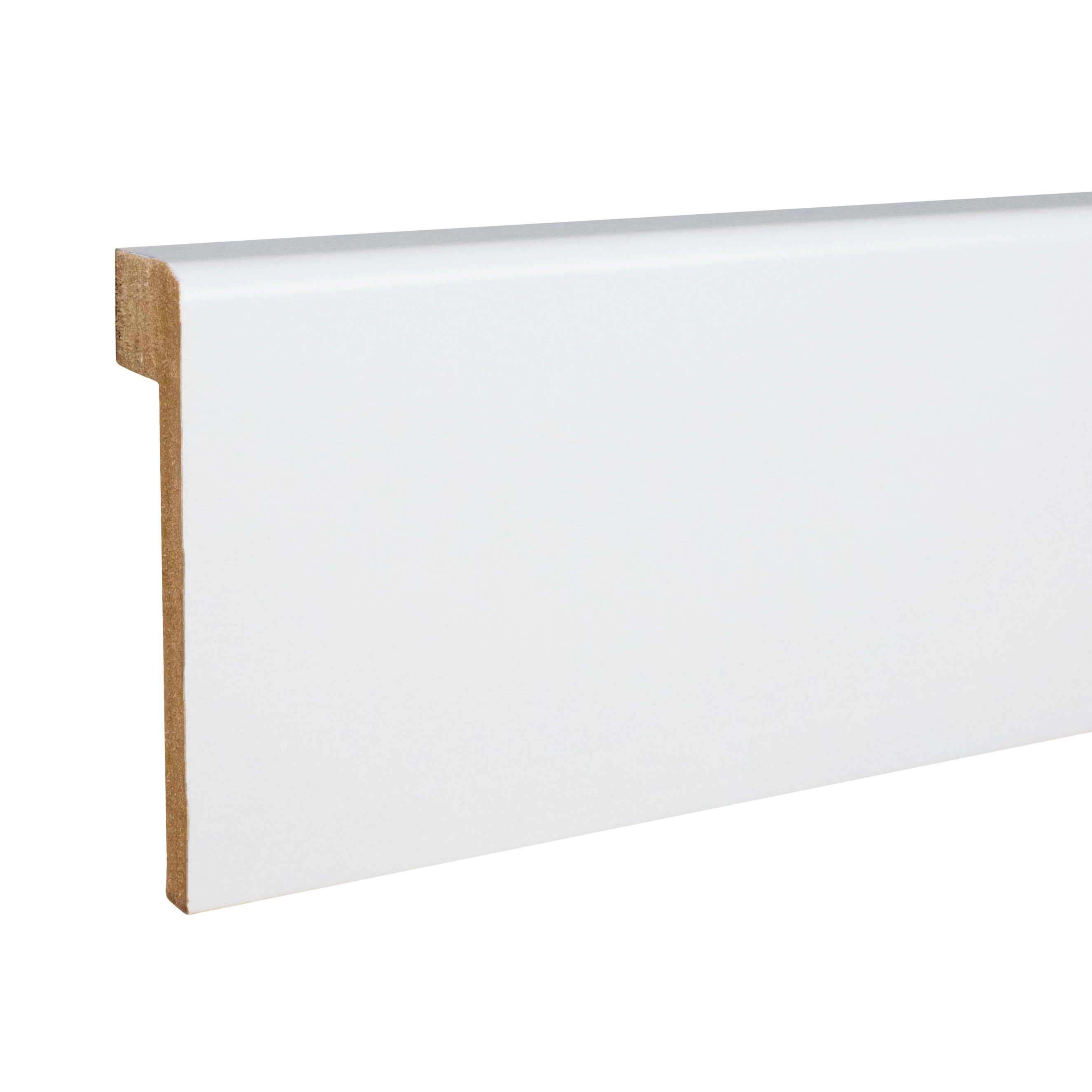 Fliesenabdeckleiste bis 65 mm MDF 19 x 80 x 2500 mm Weiß by PROVISTON