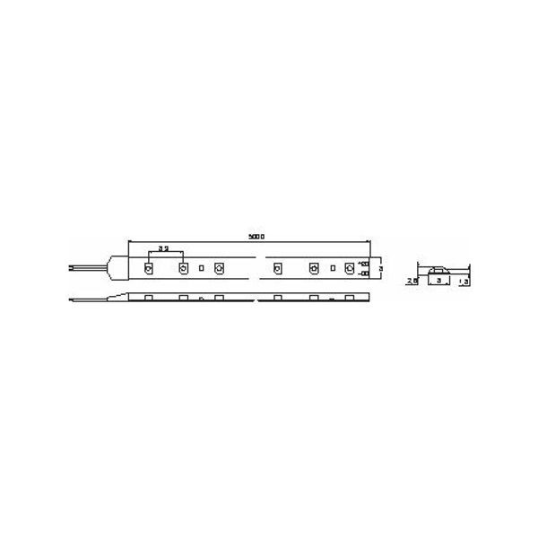 12 Volt LED - Strips SMD3528 Typ 12 (12 LEDs je Meter)