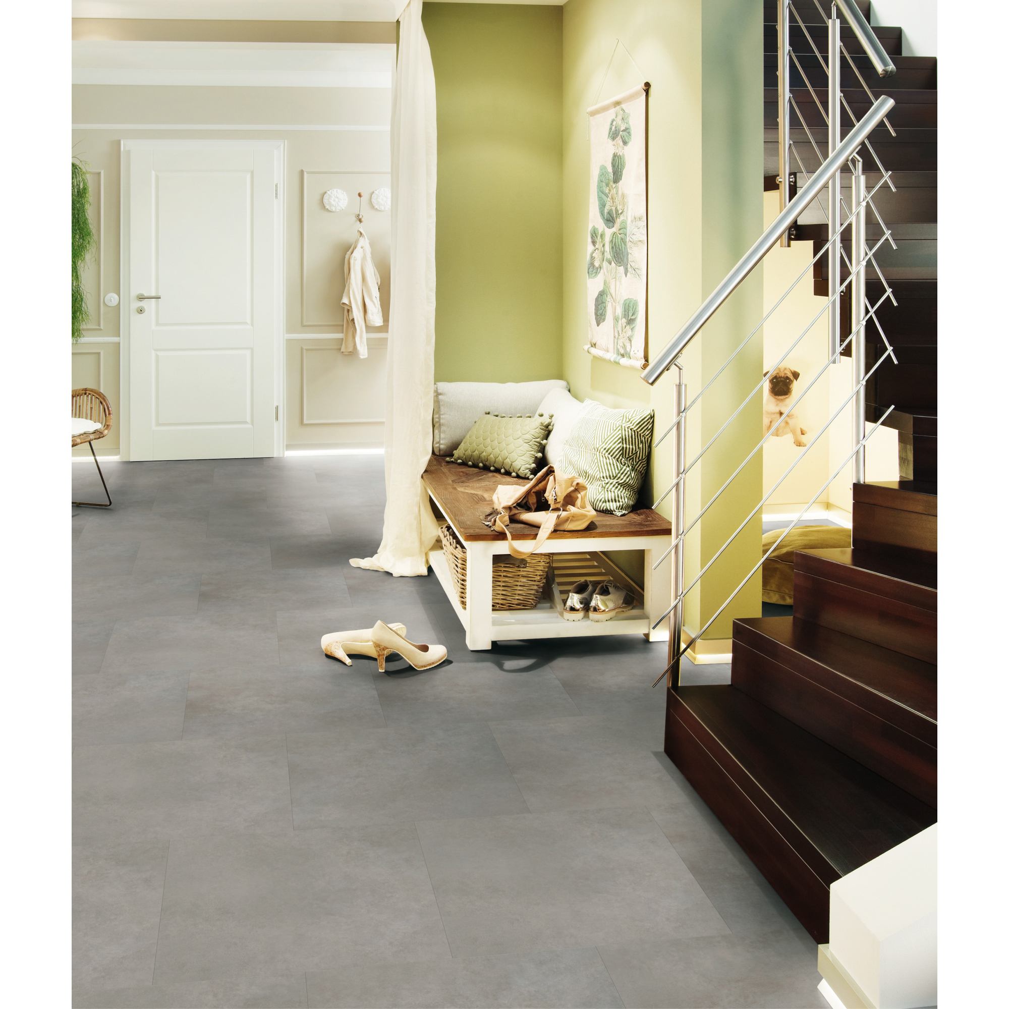 Design Vinylboden Floorshome TR 200   200 x 200 x 20 mm Klebevinyl ...