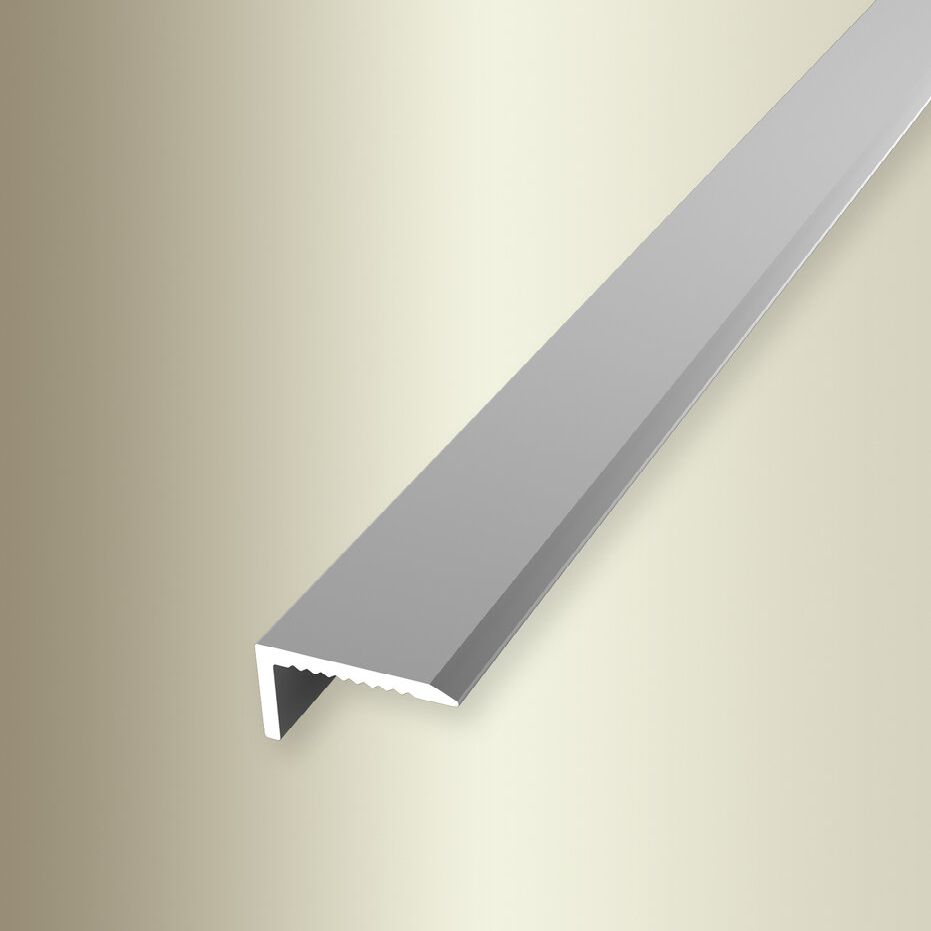 Küberit Treppenkanten- & Winkelprofile H 8.5 mm B 15 mm L 2700 mm Aluminium eloxiert