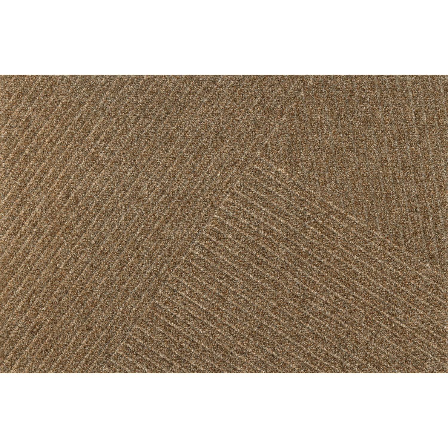 Schmutzfangmatte Outdoor Stripes taupe 90 x 60 cm wetterfeste Fussmatte waschbar wash+dry DUNE