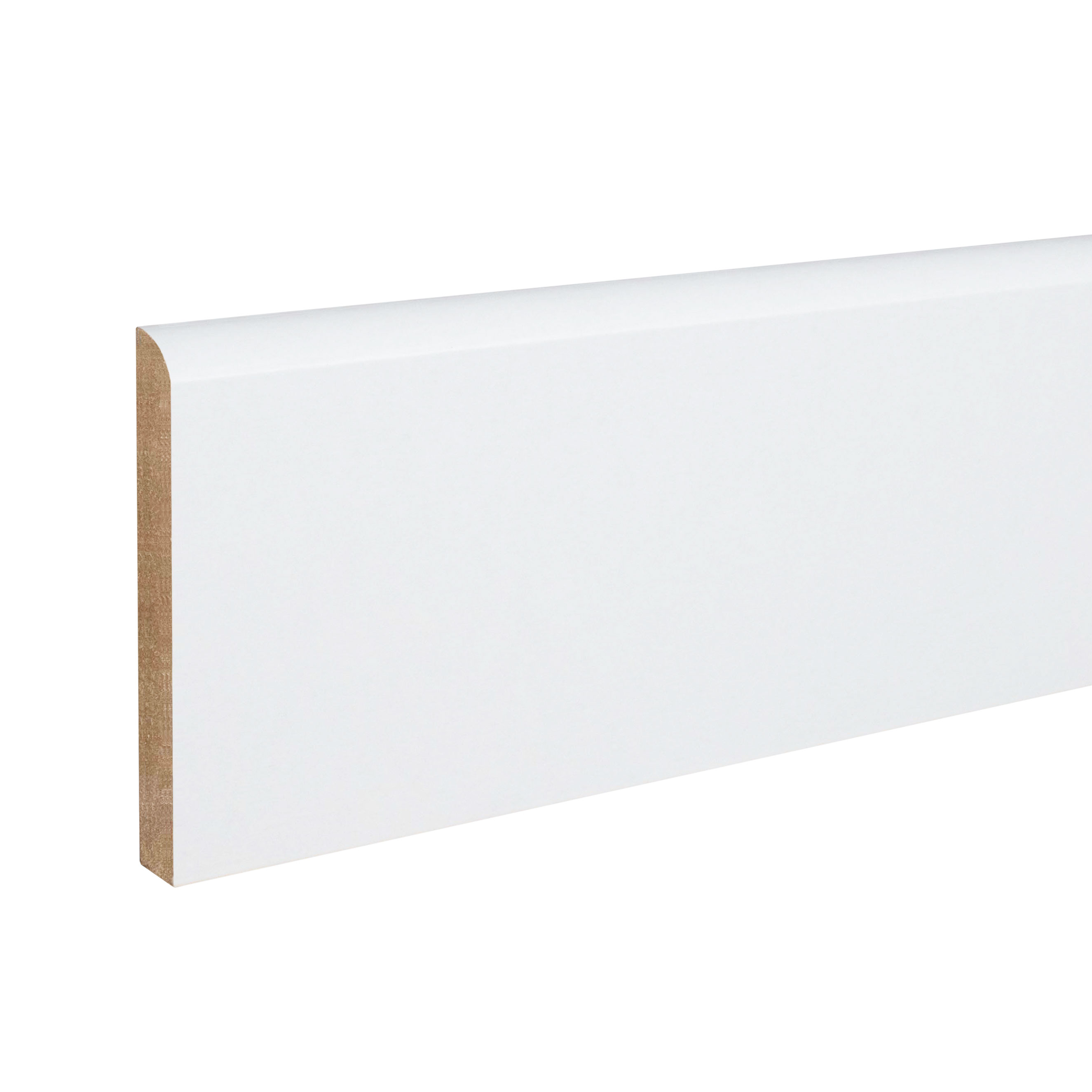 Kosche | Sockelleiste | MDF Fußleiste | 10 x 70 x 2000 mm | Weiß | 76722 | Schlicht | Klassisch