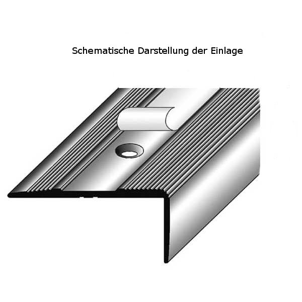 Auer | Selbsklebende Einlage für Winkelprofil | "Acate" und "Belpasso" | Breite 23 mm | Robust