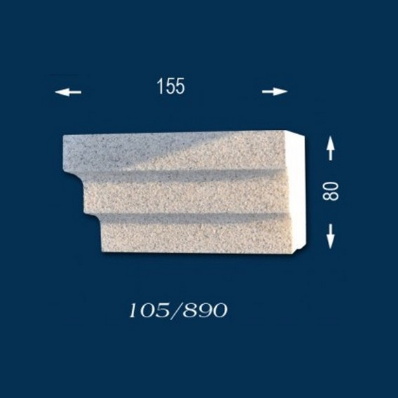 Fensterbankprofile "Wiesemann FB5-b" - Endstück links