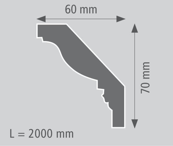 Stuckleiste "Eastside"  2